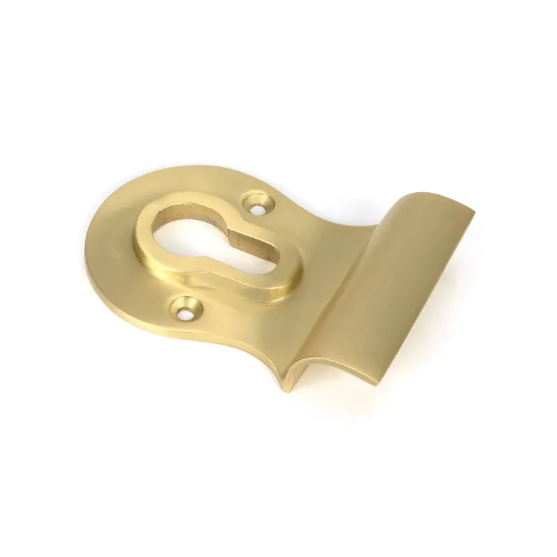 Satin Warm alloy Euro Door Pull | From Anvil | Easy Install |
