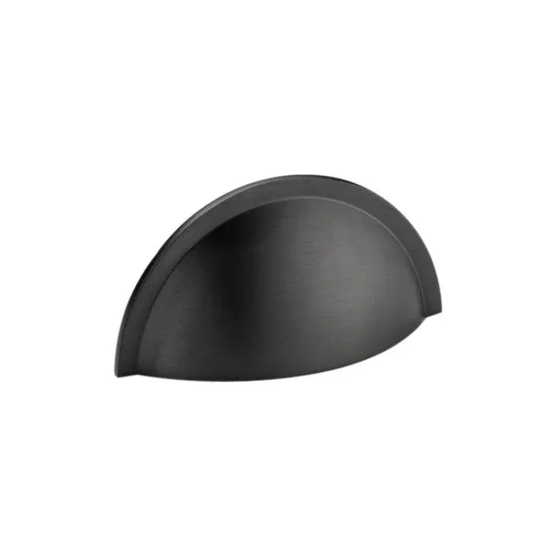 Self-Closing Sleek Cup Handle Small Gunmetal Grey