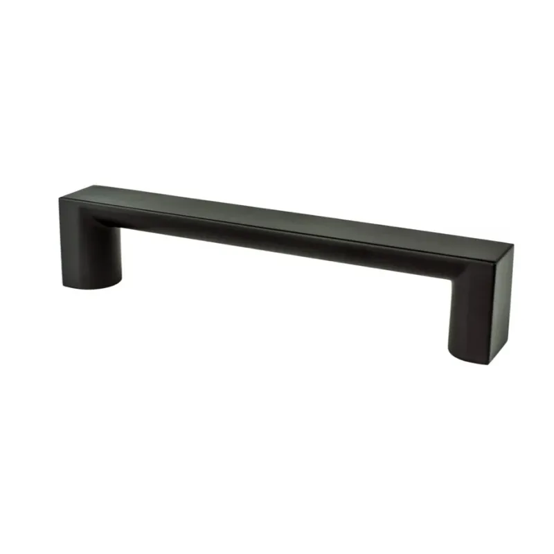 Tila Flat Black Wide Drawer Pulls and Knob - Cabinet Hardware