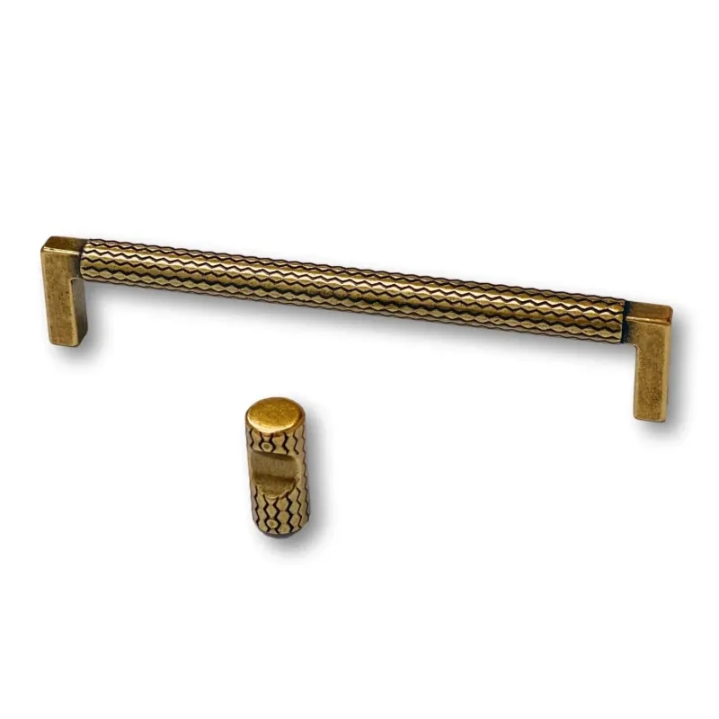 U-Shaped "Venice" Drawer Pull Antique Warm alloy - Brass Cabinet Hardware | Easy Install |