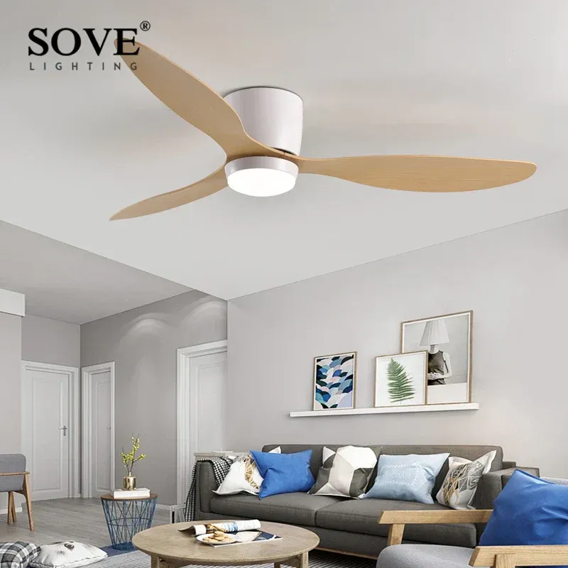 Afralia™ Alabaster Ceiling Fan LED Light and Remote Control