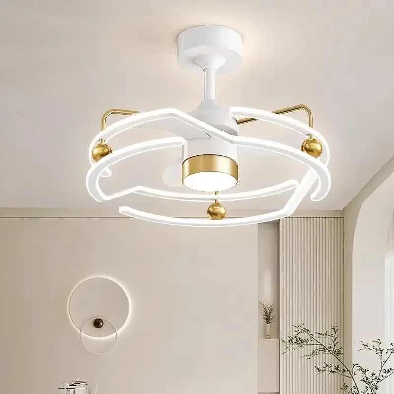 Afralia™ Cream Bedroom Ceiling Fan Light Remote Control, Sophisticated Bedroom Lamp Fixtures