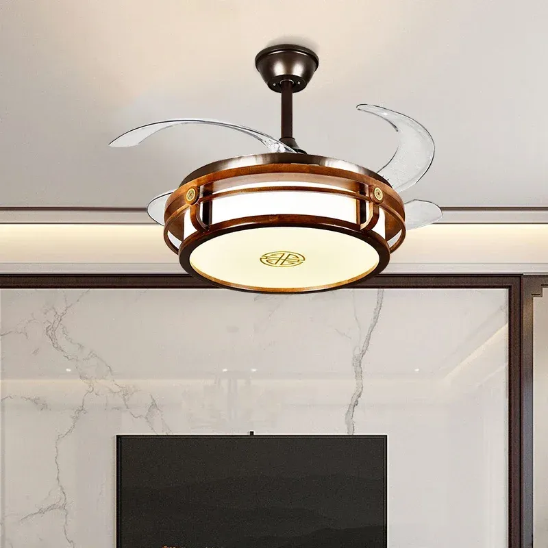 Afralia™ LED Fan Lights Remote Control, Modern Eco-Friendly Design, Earth-sustaining Metal Body