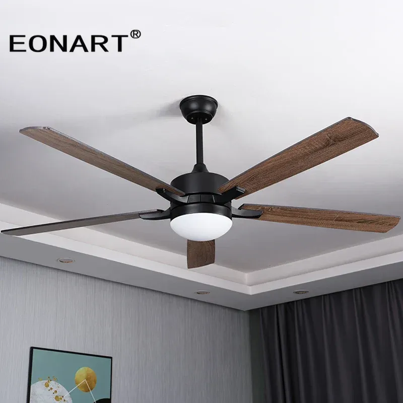 Afralia™ 76" LED Sleek Indoor Ceiling Fan Remote Control