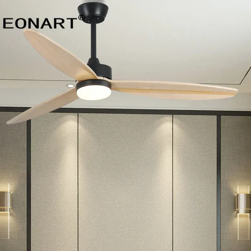 Afralia™ 60" Modern DC Ceiling Fan LED Airy and Remote Control