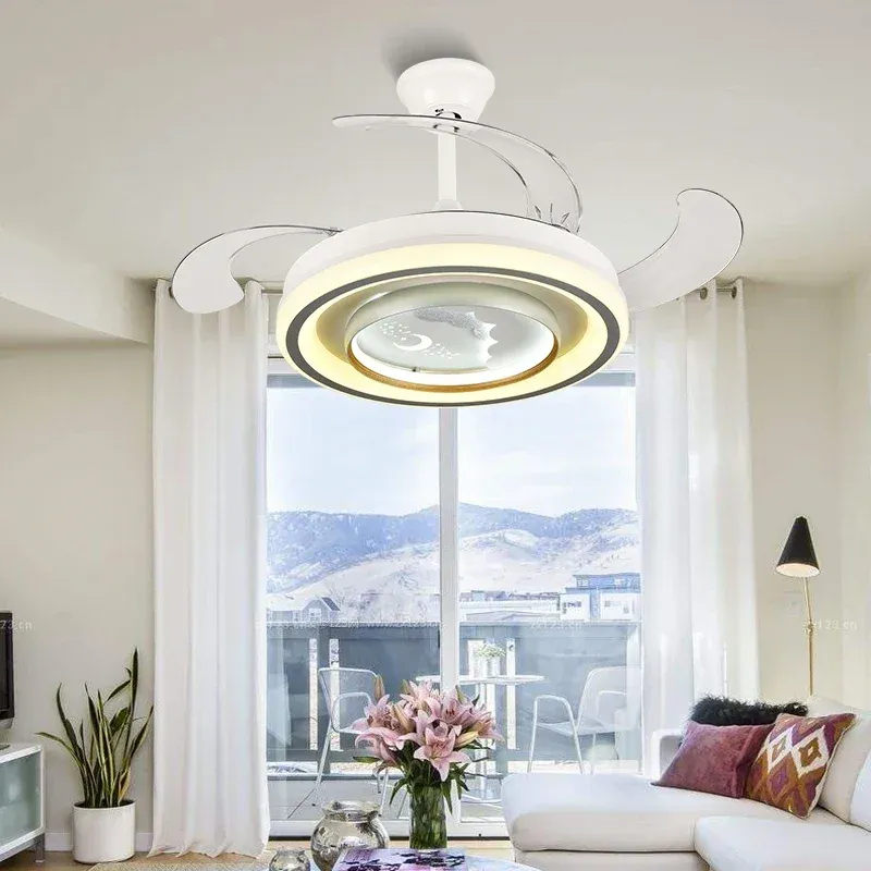 Afralia™ Smart Ceiling Fan Portable Remote Control Slient Design