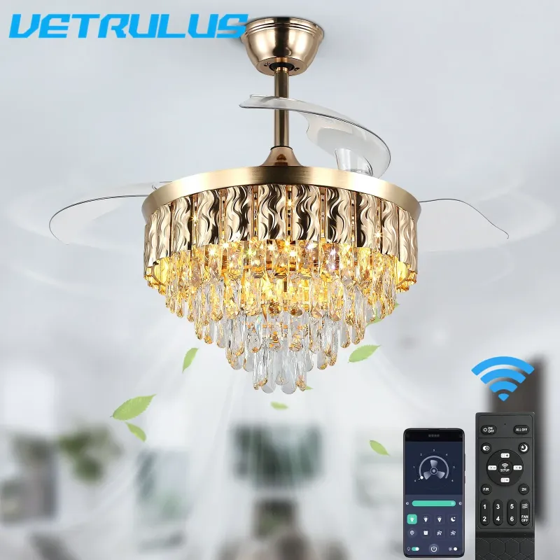 Afralia™ Wi-fi Ceiling Fan Remote Control and LED Light