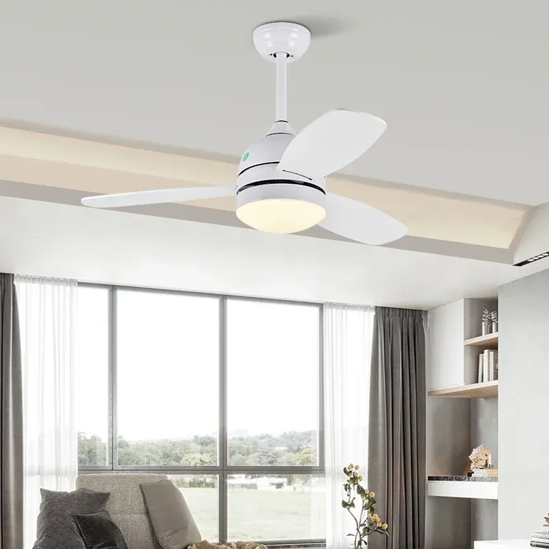 Afralia™ 42" Wood Blades Ceiling Fans Airy AC Motor, Remote Control
