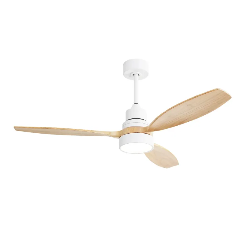 Indoor Ceiling Fan Dimmable LED Light, 6 Speed Remote ControlLED DC Motor, Flippable Blades