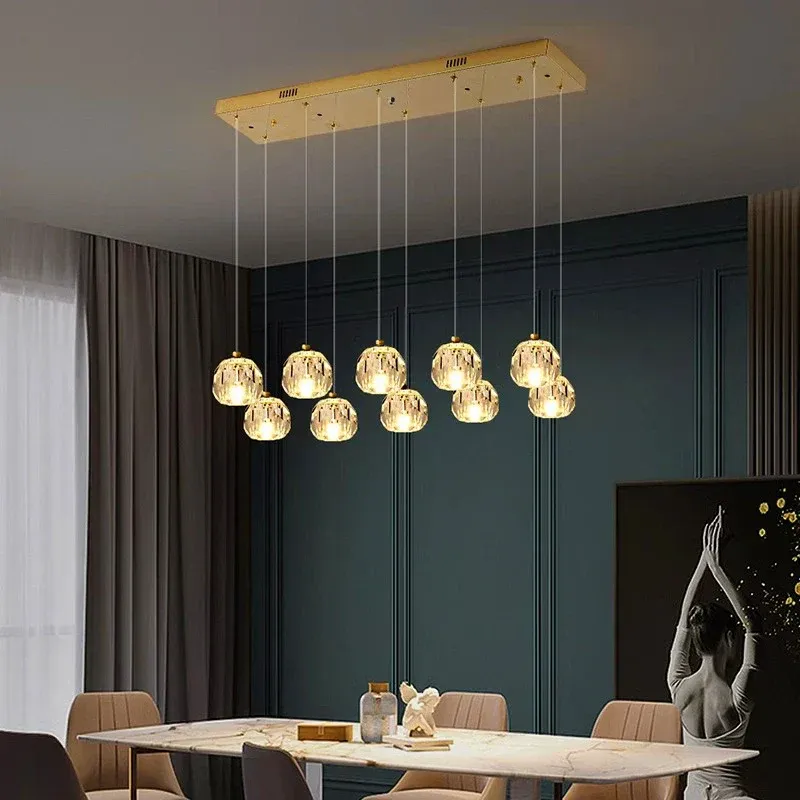 Afralia™ Automated LED Chandelier: Modern Ceiling Lamp Bedroom, Interior Lighting