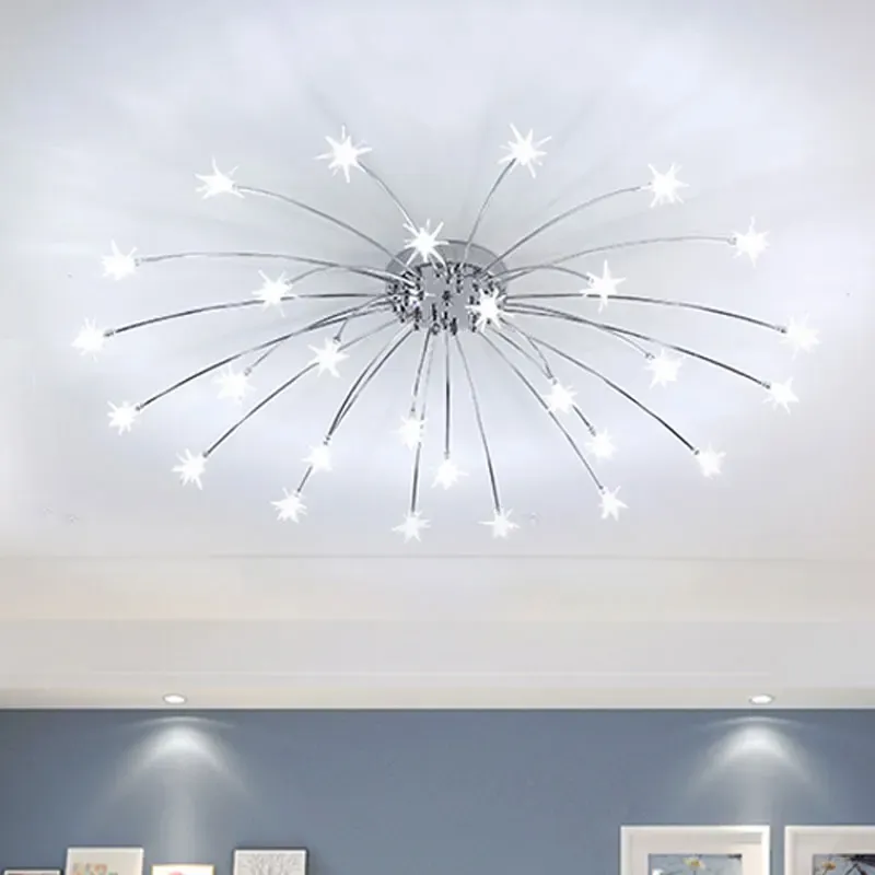 Afralia™ Chrome Alloy LED Chandelier - Nordic Design Home Lighting Living Room, Bedroom, Kitchen