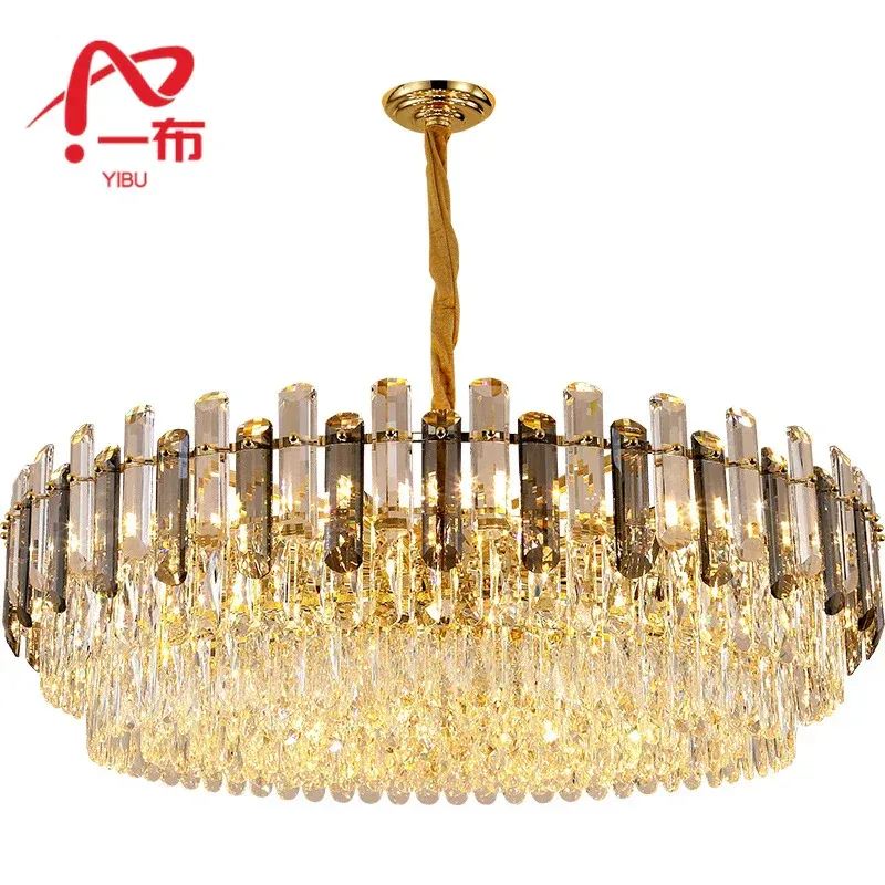 Afralia™ K9 Crystal Chandelier Current Interior Lighting Living Room, Luminaire Hanging Light