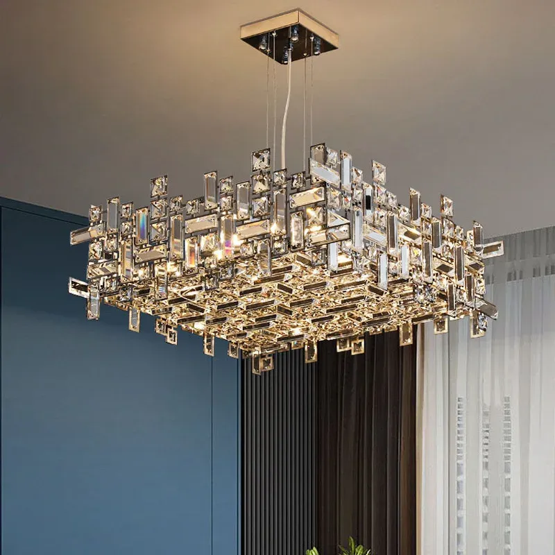 Afralia™ Crystal Chandelier: Designer Sumptuous Ceiling Lamp Living Room, Bedroom, Dining Table Oil Rubbed Bronze