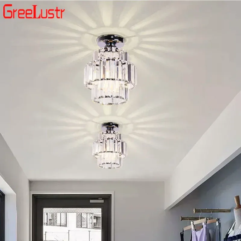 Afralia™ Crystal Chandelier: Elegant LED Ceiling Airy Living Room, Bedroom, and Aisle. Luxurious Modern Design. Compatib...