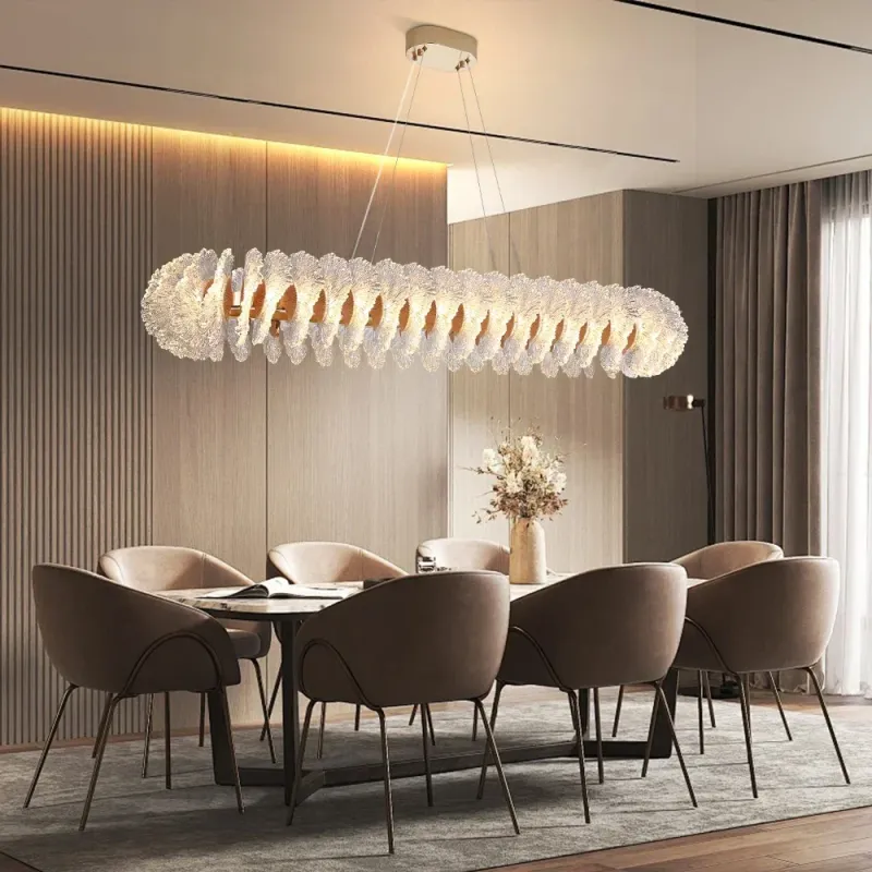 Afralia™ Gold Bloom Coral Ceiling Chandelier, LED Pendant Airy Living Room. Compatible Smart Switches