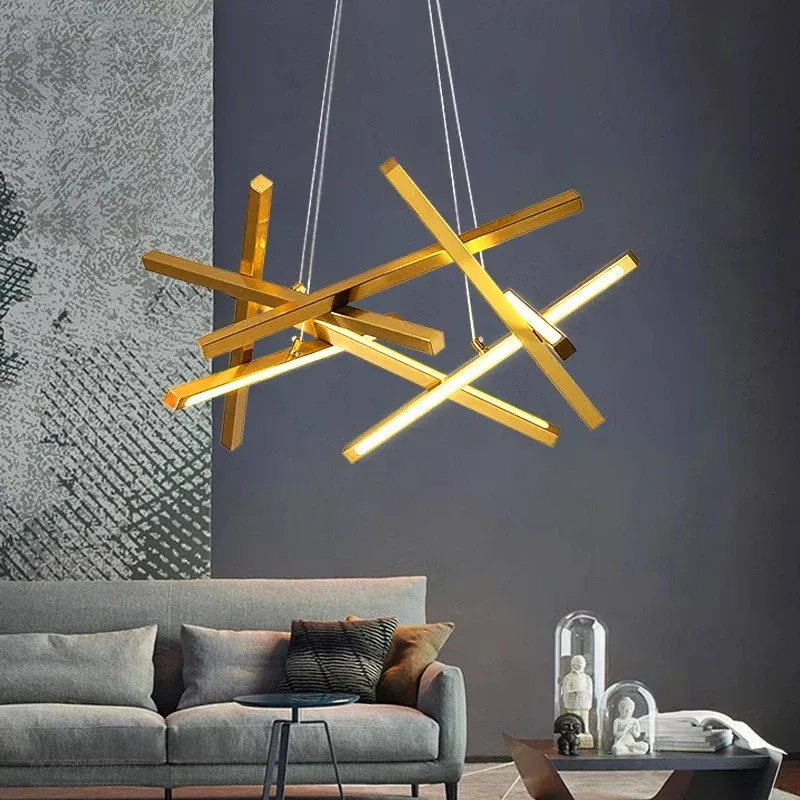 Afralia™ LED Chandelier Lighting Living Room Bedroom Dining Salon Indoor - Pendant Lamp & Room Decor Kitchens