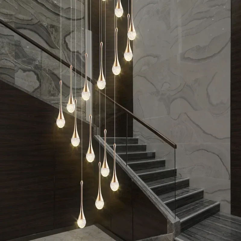 Afralia™ LED Crystal Chandelier: Sleek Living Room Gold/Silver/Black Ceiling Light Compatible Smart Switches