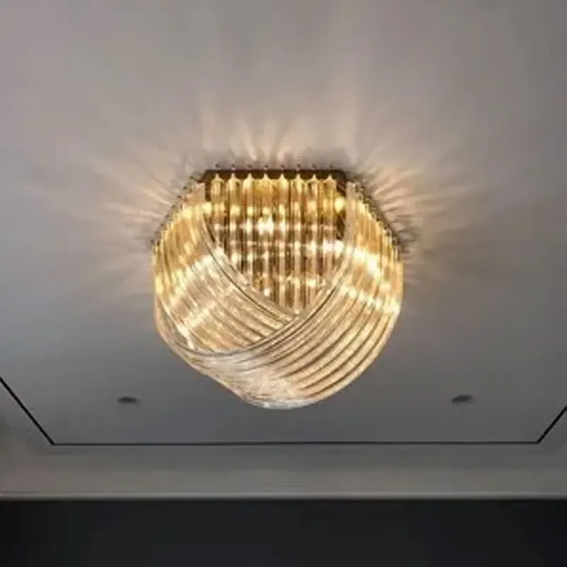 Afralia™ Polished Hanging Chandelier Lighting Foyer and Living Room