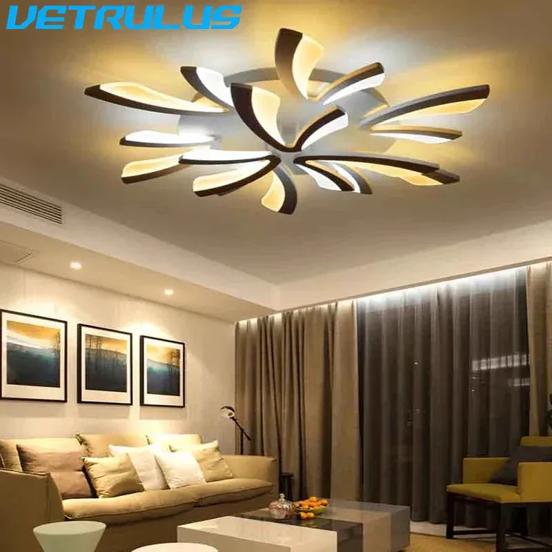 Afralia™ Today's LED Branch Chandelier Dining Living Study Room Lighting Fixtures Dining Rooms