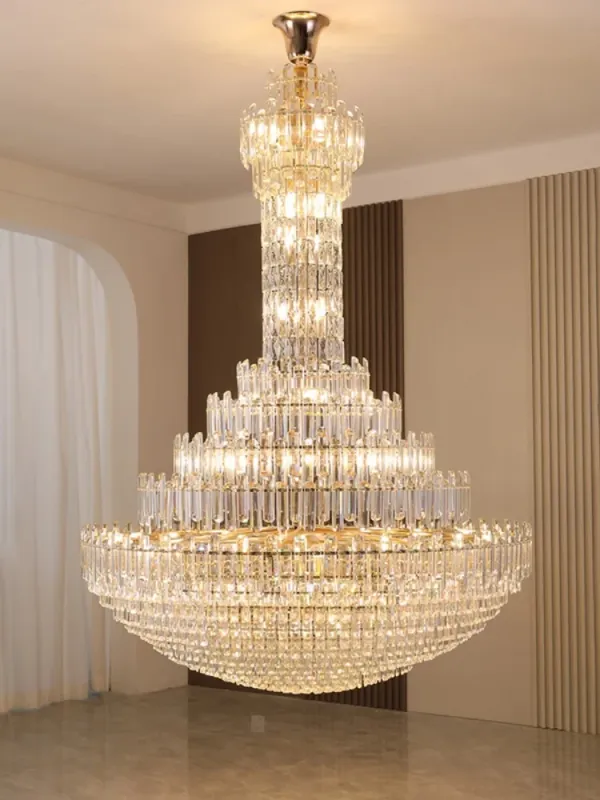 Flush Mount Afralia™ Crystal Chandelier | Nordic Modern Luxe Ceiling Airy Home Decor