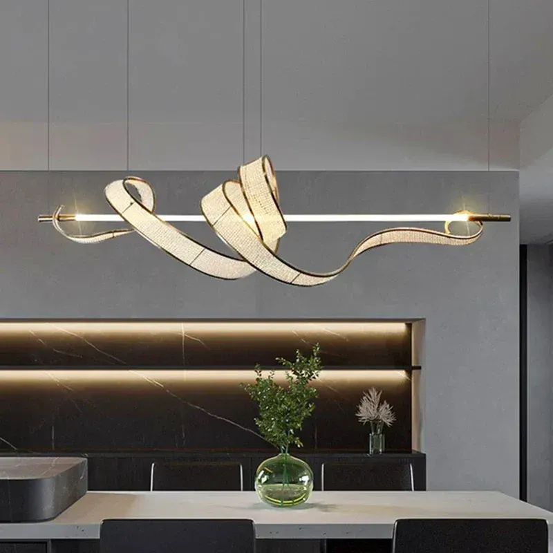 Flush Mount Afralia™ Present-day Ceiling Chandeliers Dining Room Indoor Pendant Light Lamps