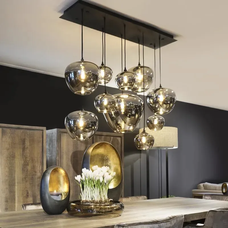 Flush Mount Ceiling Light Afralia™ Modern LED Pendant Buoyant Chandeliers Living Room & Dining Room Lighting