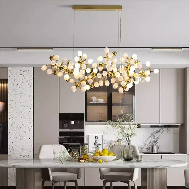Semi-Flush Mount Light Afralia™ Up-to-date Ceiling Chandelier Dining & Living Room Lighting
