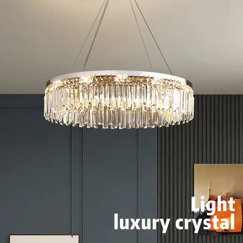 Track Lighting Kit Afralia™ Current Crystal Ceiling Chandelier - Stylish Round Art Lighting Fixture Luxe Living Room