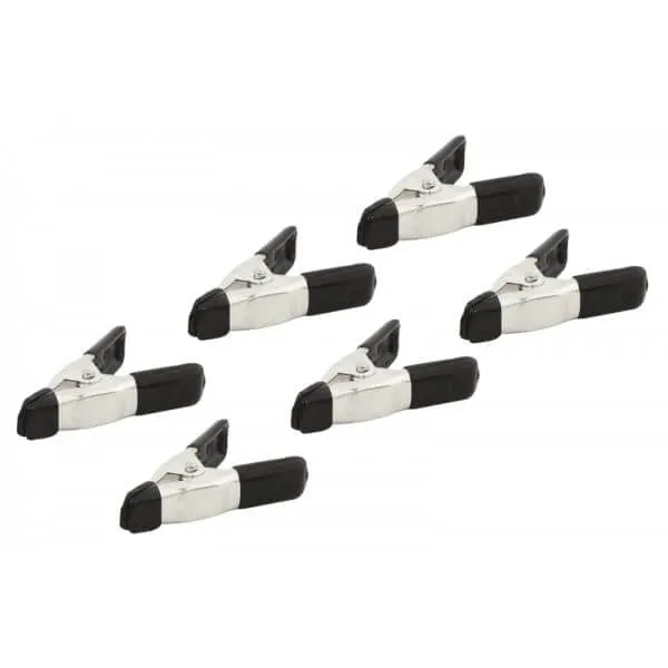 6 Piece 50mm Spring Clamp Adjust