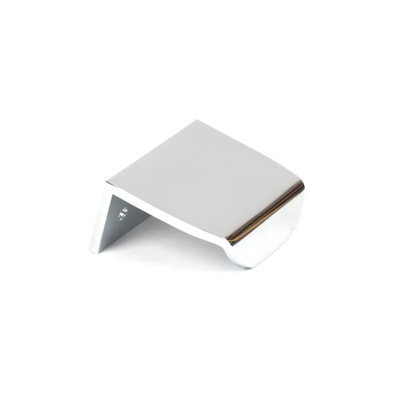 Polished Shiny metal 50mm Moore Edge Pull | From Anvil