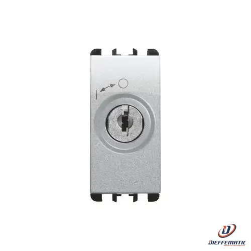 Urmet Pulsante 2P Chiavi Uguali 10 1 Modulo Alluminio 10149Al Originale Nuovo