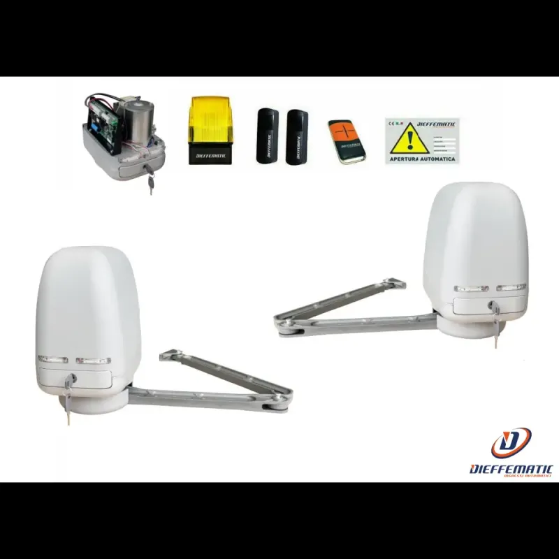 Kit Automazione Cancello Cancelli Battenti Braccio Articolato 24v Snodo Dfm