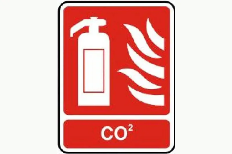 Co2 Extinguisher Sign - Health & Safety Signs High Quality Interior & Exterior Restrooms