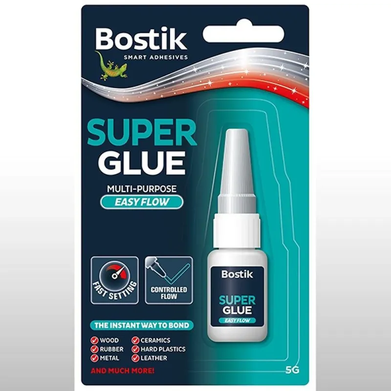Cordless Compact Bostik Multi-Purpose Painless Flow Super Glue | 5g
