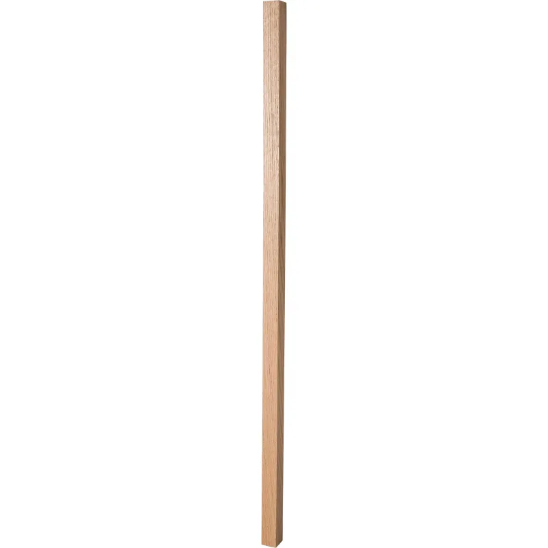 200-41 | Wood Baluster | Craftsman Plain | 41" Tall X 1-3/4" Square | Pearl Oak