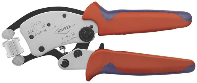 Knipex Crimpzange Twistor16 975318SB 0,14-16mm² 360° selbsteinstellend
