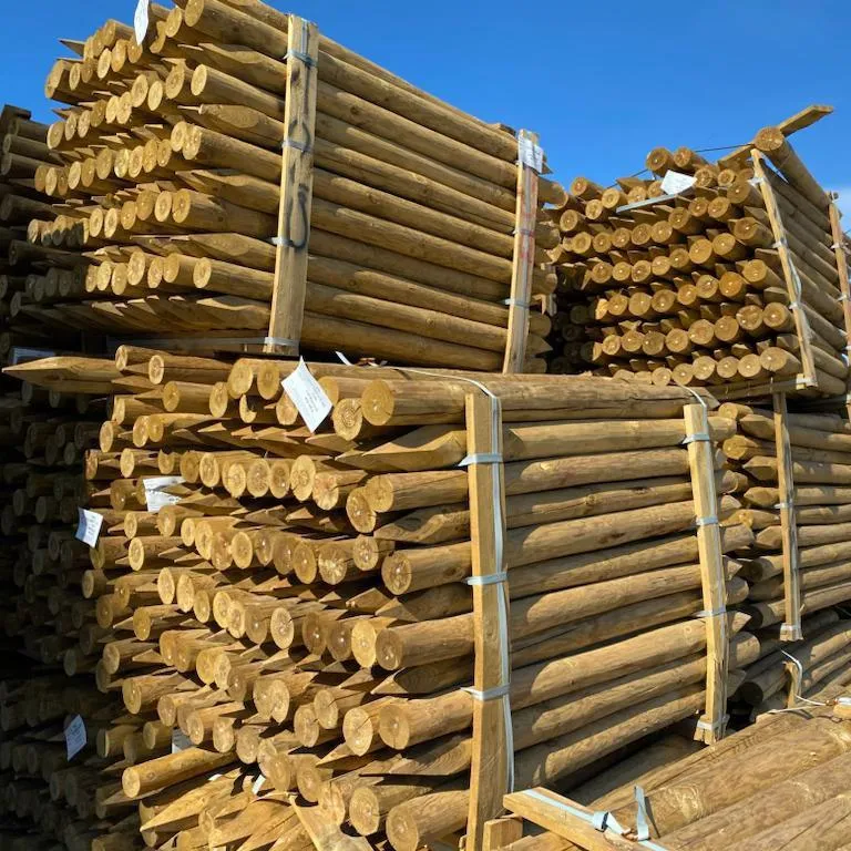Agricultural Round Timber Fence Posts
