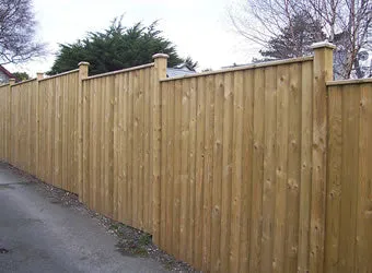 Barrel Board Capped Fencing
