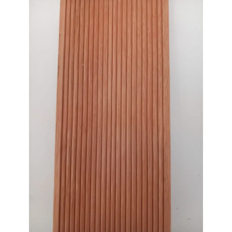 Grooved Red Grandis Decking 140x22 - Well-built Hardwood