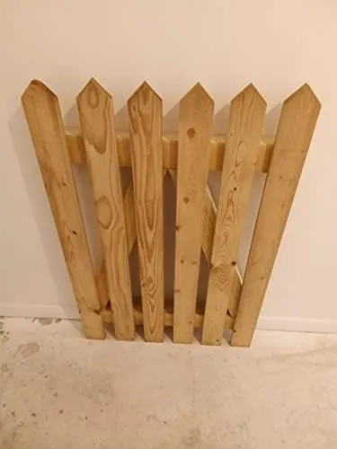 Wooden Garden Picket Spiked Gate Pedestrian Gate Wooden Pressure Treated 3ft 90cms,Wooden Garden gate, Garden Gates Timber...