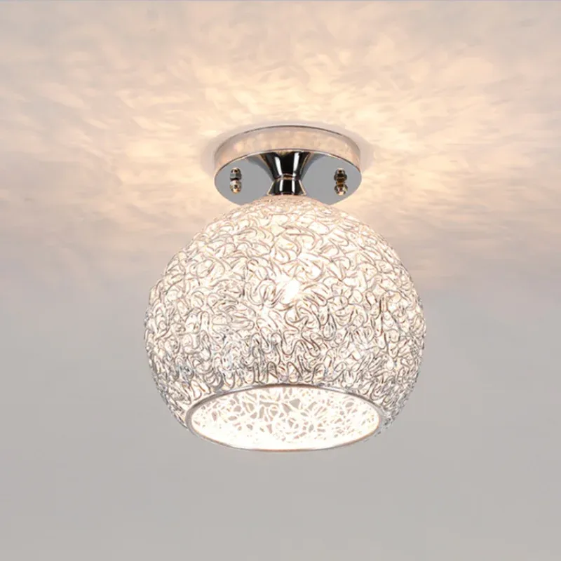 Afralia™ Glass Ball LED Ceiling Lights Home Decor and Uncluttered Living Rooms