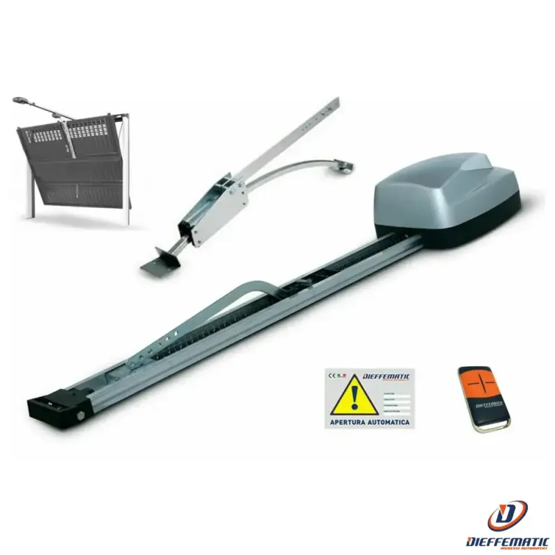 Wireless Push Button Kit Automazione Contrappesi Per Garage Porta Basculante Automatismo Traino
