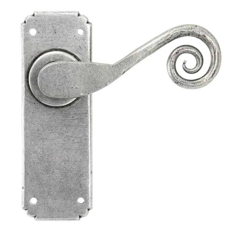 Deadbolt Lock Pewter Monkeytail Lever Latch Adjust | From Anvil