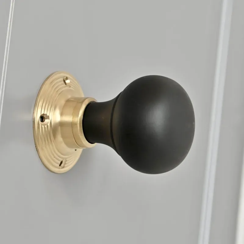 Ebonised Bun Mortice/Rim Knob Adjust