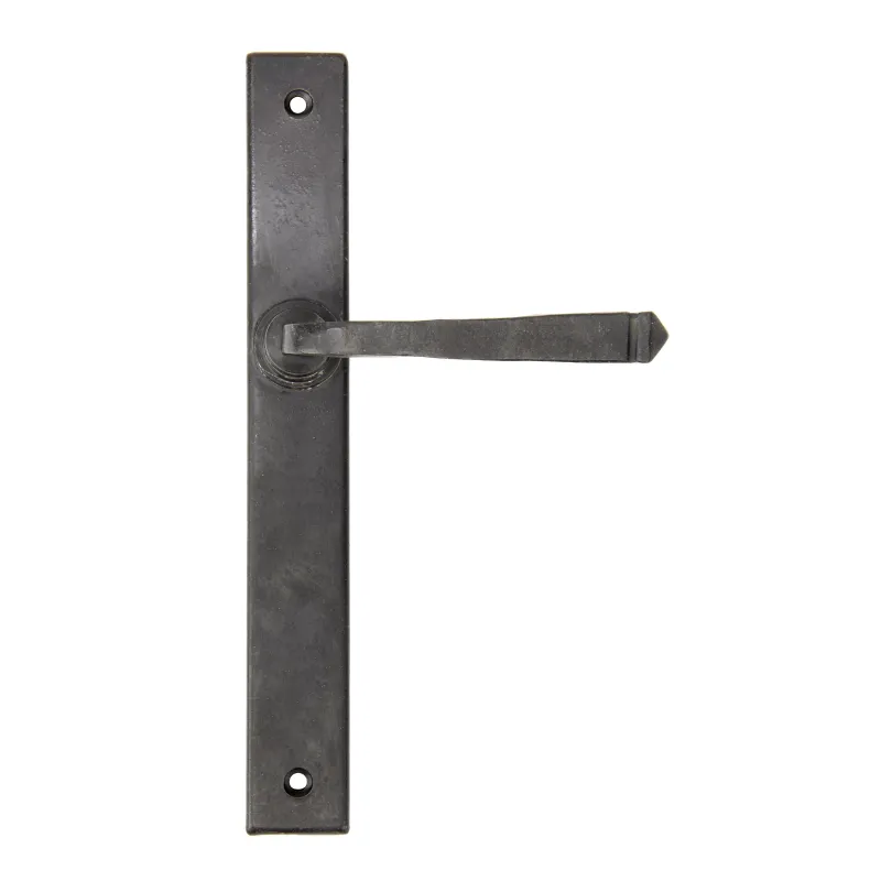External Beeswax Avon Slimline Lever Latch Place | From Anvil