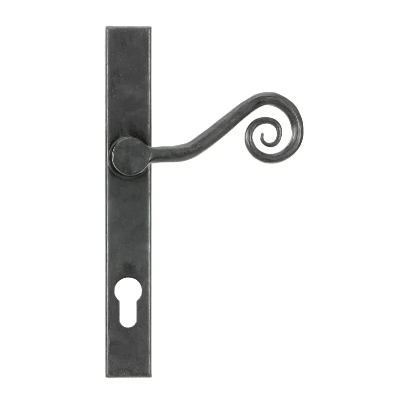 Lever Handle External Beeswax Monkeytail Slimline Lever Espag. Lock Place - RH | From Anvil
