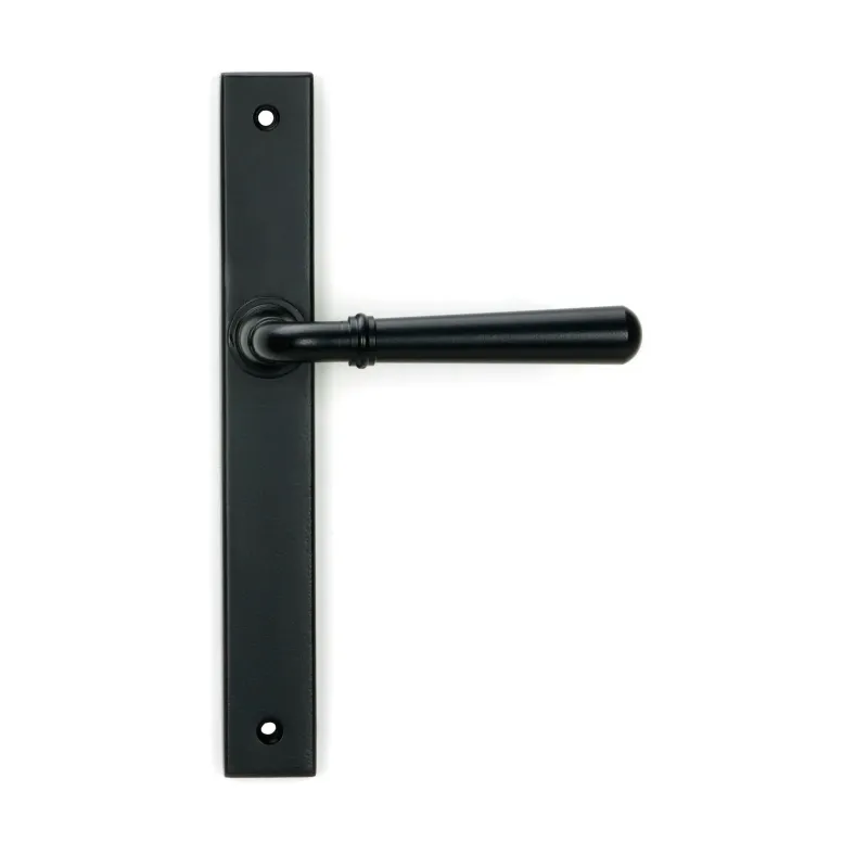 Matt Onyx Newbury Slimline Lever Espag. Latch Set | From Anvil