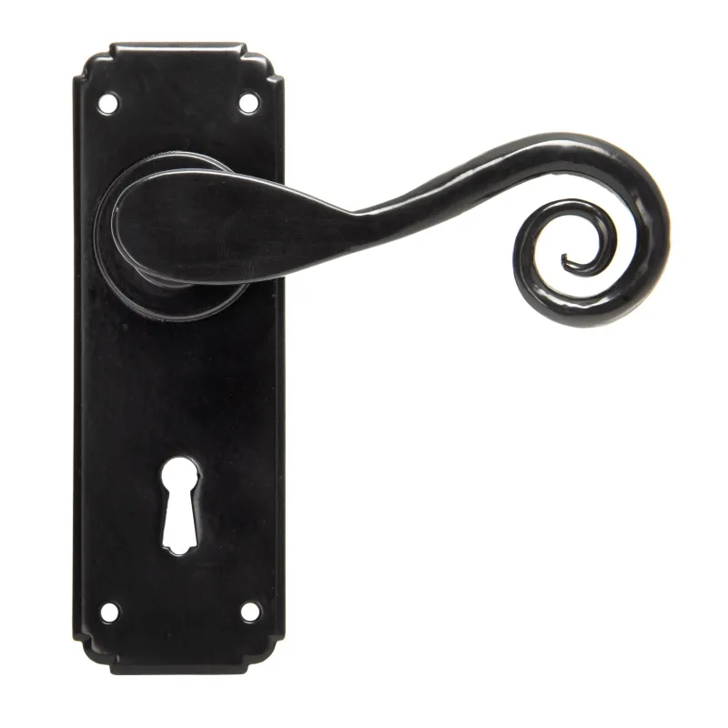 Midnight Monkeytail Lever Lock Set | From Anvil Strike Plate