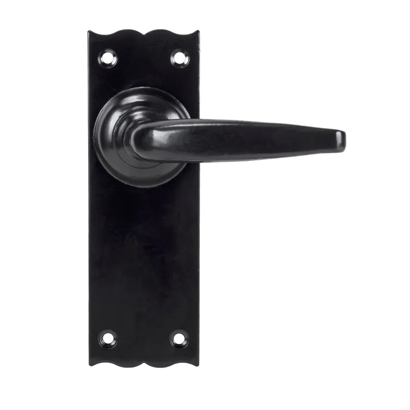 Mortise Lock Midnight Oak Lever Latch Set | From Anvil