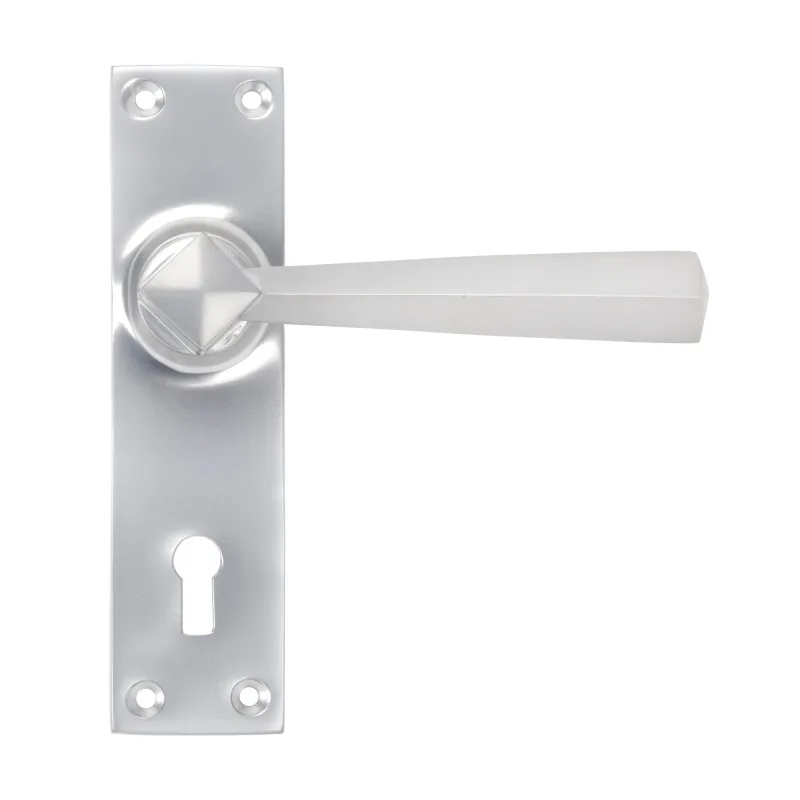 OEM Replacement Satin Chromium Straight Lever Lock Set | From Anvil